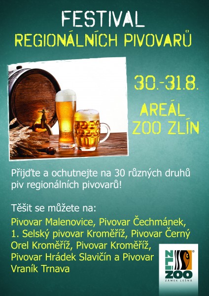 Festival regionálních pivovarů ZOO Lešná